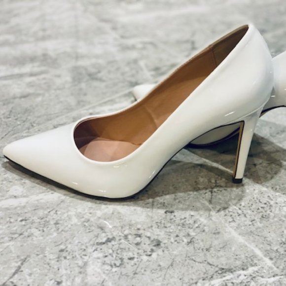 Brand New White Heels – 4.5" of Timeless Chic! - Picture 2 of 5